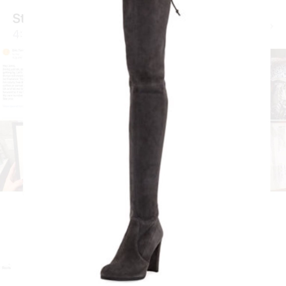 Stuart Weitzman "All Legs" over knee suede boot